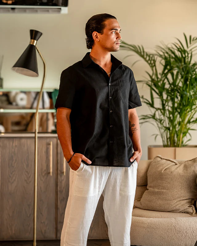 Cape Town - Linen Shirt (Shorts Sleeve)